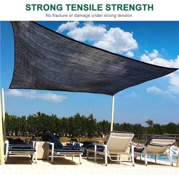Garden 70% Shade Cloth, Resistant Sun Shade Net 10x20FT Mesh Tarp with HDPE - Picture 5 of 8